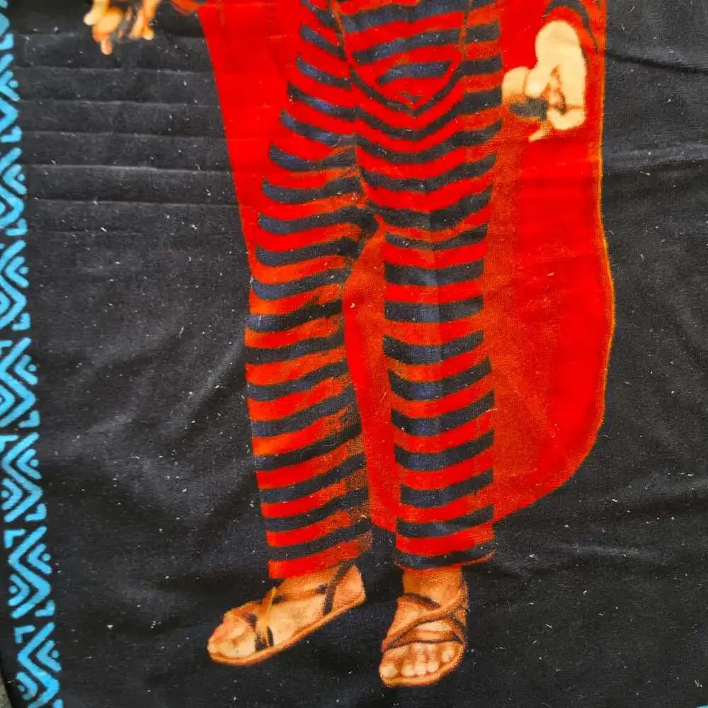 Panama Diablicos Sucios Traditional Folkloric Dance Graphic Beach Towel